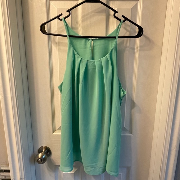 Mint Spaghetti Strap Top - Picture 1 of 4